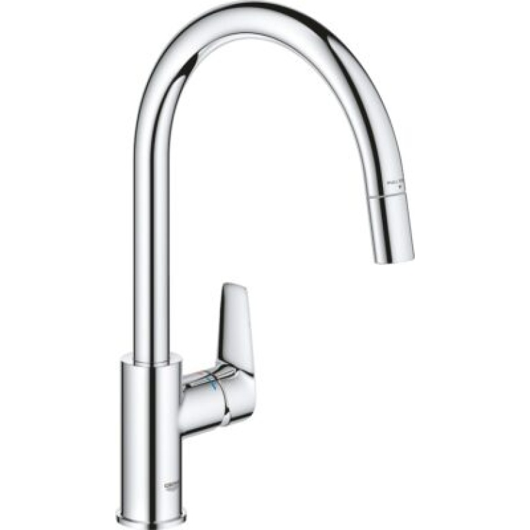 Grohe Bauedge 3/8" joustoletkut, kromi