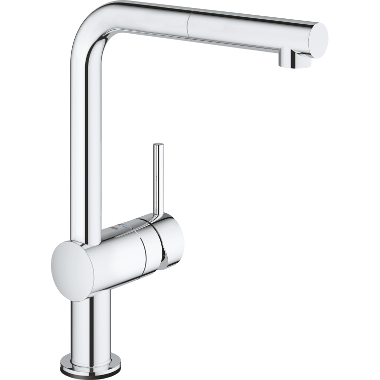 Grohe Minta Touch 6V L-juoksuputki, joustoletkut, kromi