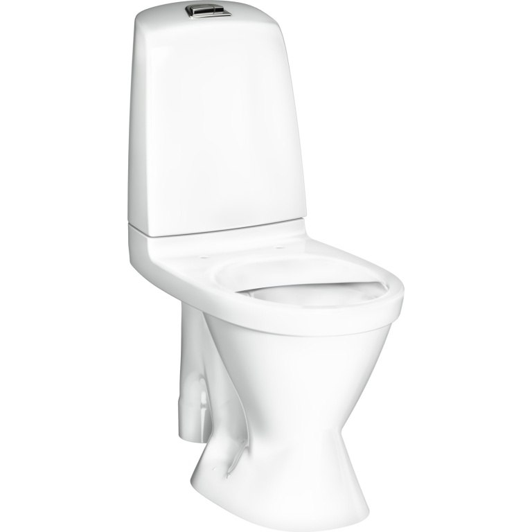 Gustavsberg Nautic 1591 2-huuhtelu, poisto oikea, kanneton, Hygienic Flush, S-lukko