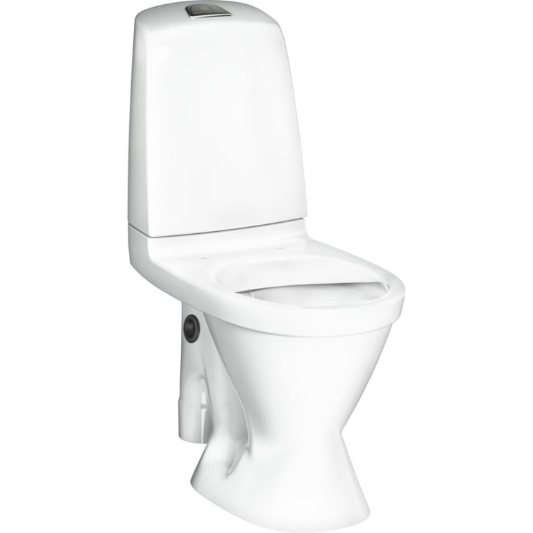 Gustavsberg Nautic 1591 2-huuhtelu, poisto vasen, kanneton, Hygienic Flush, S-lukko