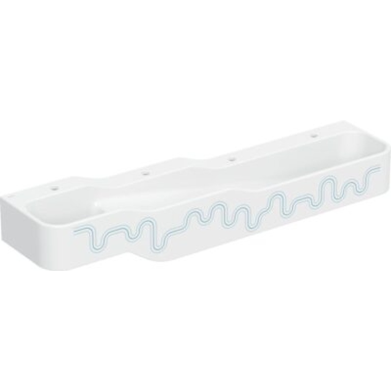 Geberit Bambini 1800x390x300 mm, valtamerensininen, hanareiällä